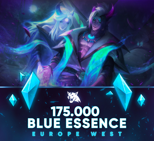 175,000 Blue Essence + 350RP Unranked Smurf - EUW
