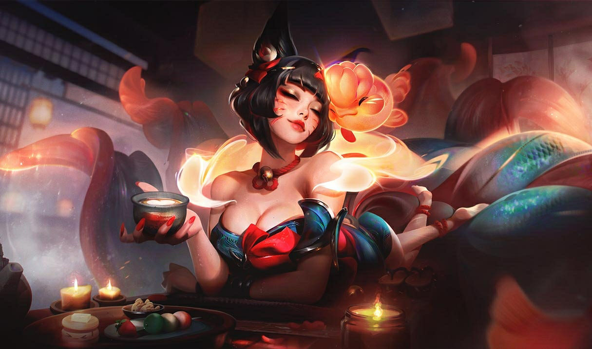 After Hours Spirit Blossom Springs Ahri Skin