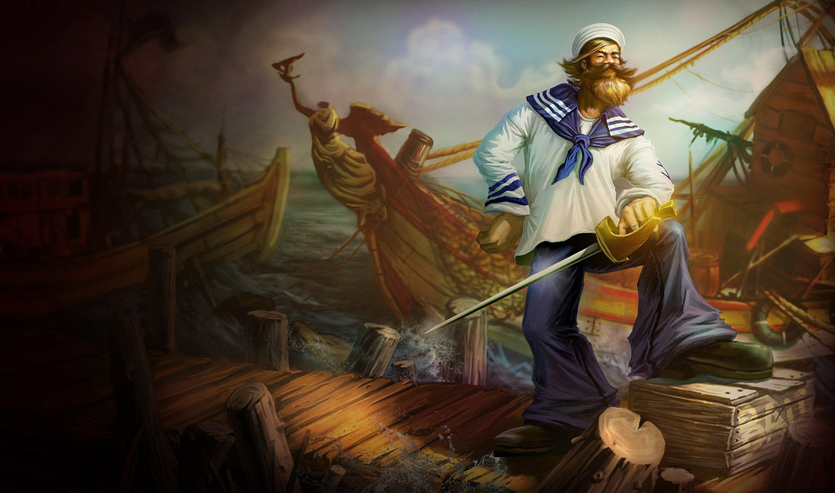 Skin: FPX Gangplank (Prévia) - League Of Legends 