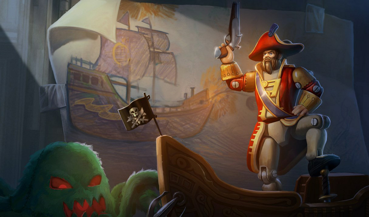 LoL Account With Toy Soldier Gangplank Skin