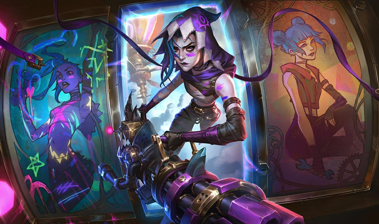 Arcane Fractured Jinx Skin