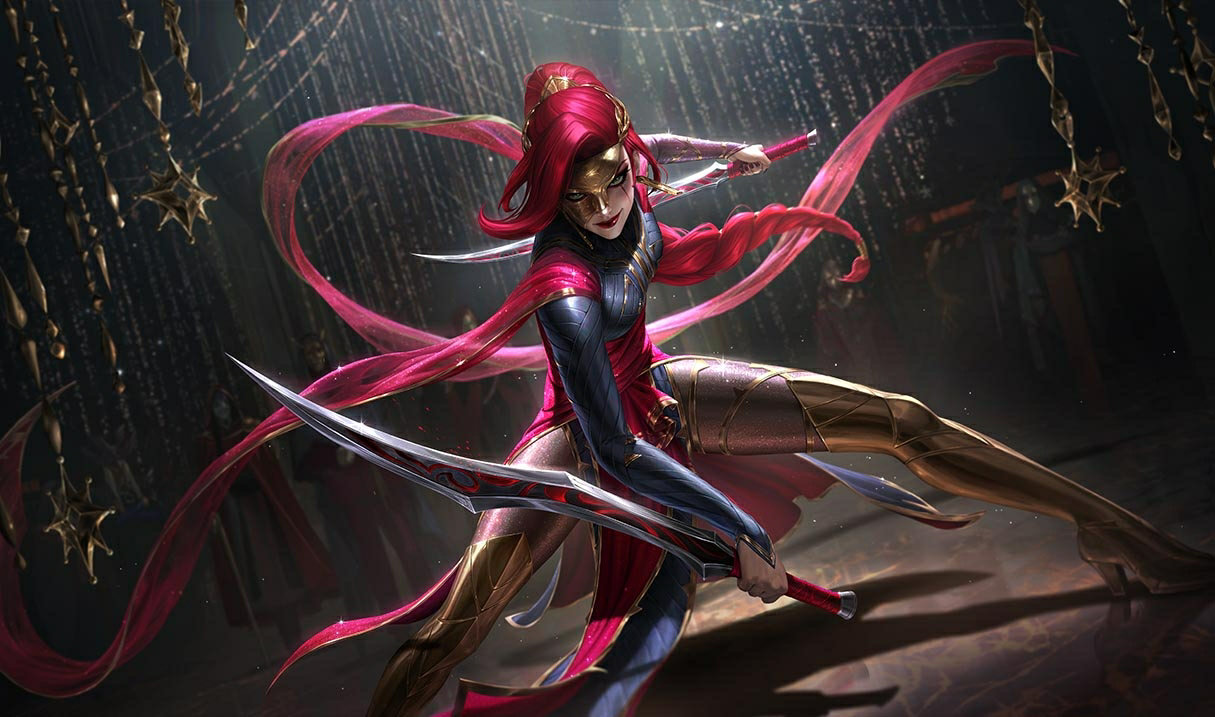 Prestige Masque of the Black Rose Katarina Skin