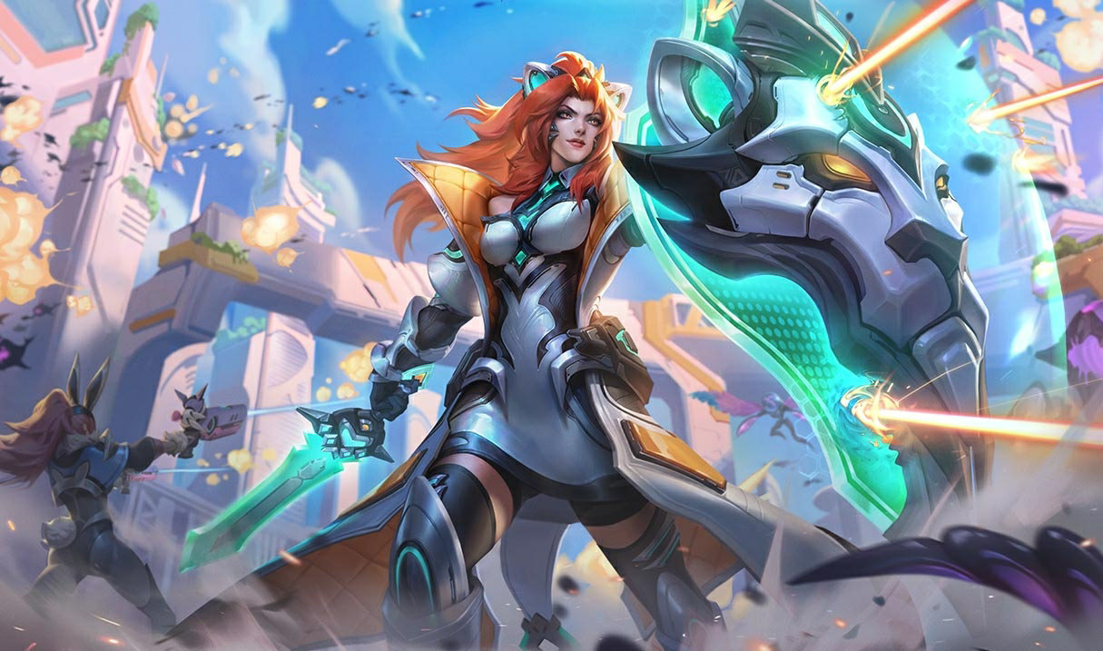 Battle Lion Leona Skin