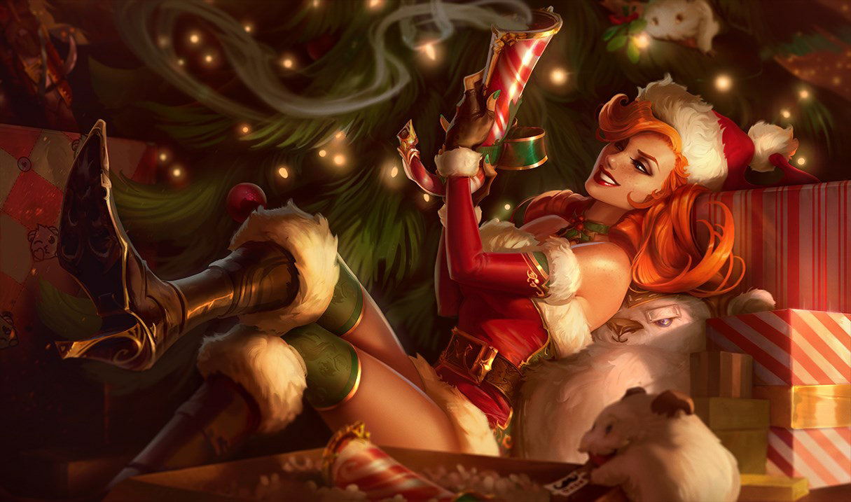Candy Cane Miss Fortune Skin