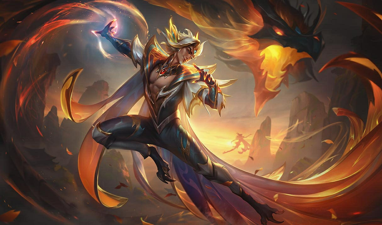 Dragonmancer Rakan Skin