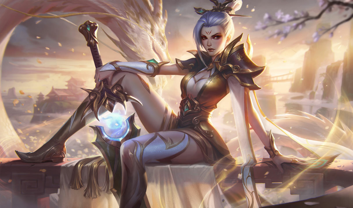 LoL Account With Dragonblade Riven Skin
