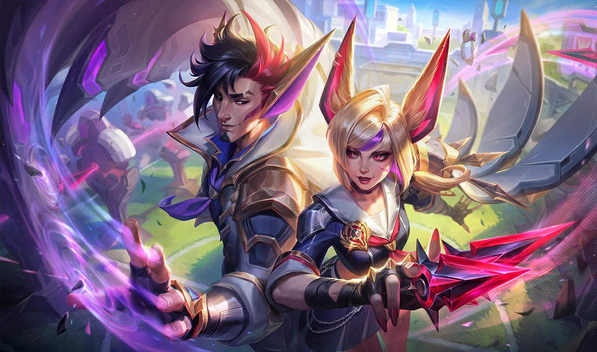 Battle Academia Xayah Skin