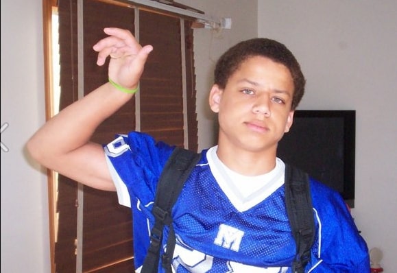 Tyler1 in his school days, way before fame.